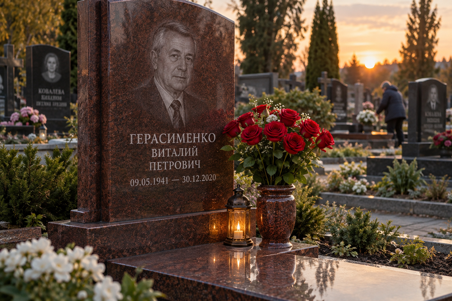 К памятным датам — уход за могилой